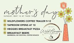 Wildflowers Coffee Trailer for Mother's Day