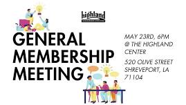 HNA General Membership Meeting