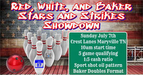 Pins for Wins: Red, White, and Baker Stars and Strikes Bowling Tournament