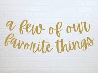 May Meeting - Favorite Things Party