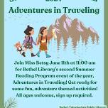 Summer Reading Program~ Adventures in Traveling