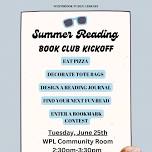 Summer Reading Book Club Kickoff