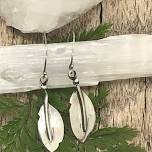 HAND-FORGED FEATHER EARRINGS