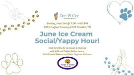 June Ice Cream Social/Yappy Hour with Dee-O-Gee Franklin