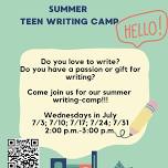 Writing Camp (For 6th-12th Graders)