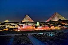 Pyramids of Giza: Dramatic Nighttime Sound and Light Show with Private Transfer