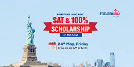 Join Free Info Day - SAT & 100% Scholarship in the USA