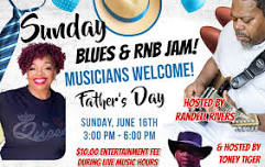 Fayetteville Sunday Father's Day Blues & RnB Open Jam FROZEN ROOSTER! Musicians Welcome! $10 Entertainment Fee per person!