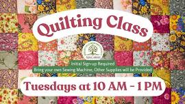 Quilting Class (Sign-up Required)