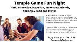 Temple Game Fun Night at Wat Tung Yu