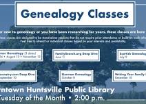 Genealogy Class Series: Beginner's Guide