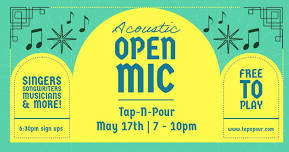 Acoustic Open Mic @ Tap-N-Pour