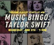 Music Bingo: Taylor Swift