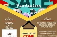 Community Yard Sale Fundraiser The Capstone at Royal Palm SHINE Memory Care and Assisted Living