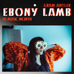 EBONY LAMB w GRAM ANTLER 