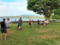 Military style training in Park des Evaux