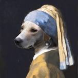 Painting: Puppy with a Pearl Earring - 2 sessions