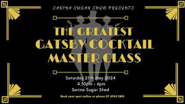 Gatsby Cocktail Masterclass