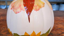 Decoupage Pumpkins Workshop