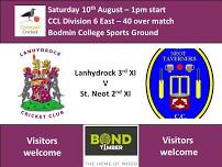 Lanhydrock 3rd XI v St. Neot 2nd XI