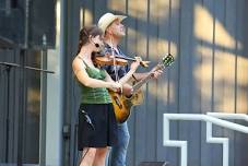 David and Charlotte at Lawn Chair Night Decorah IA