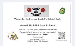 Back to School Party