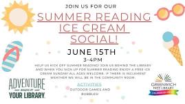 Ice Cream Social & Summer Reading Launch