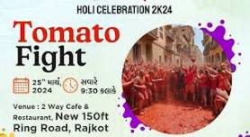 Tomatina Holi Celebration 2K24 @ Rajkot | HOLI 2024