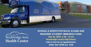 School & Sports Physicals and Required Student Immunizations