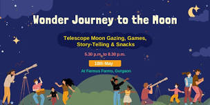 Wonder Journey to the Moon: Exploring Telescopic Views of Moon