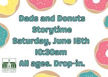 Saturday Storytime: Dads and Donuts