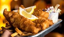 Fish and Chips with a Pint – $14