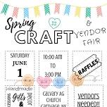 Spring Craft Fair- VENDORS WANTED