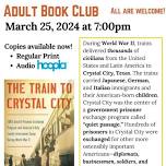 March Book Club: The Train to Crystal City