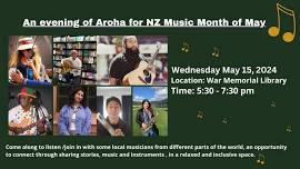 An evening of Aroha for Music Month of May 