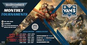 40K Monthly Tournament June 15th