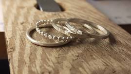 Silver stacking rings workshop £45 per person