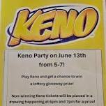 Keno Party at the The Crows Nest