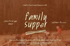 2nd Annual Family Supper 2024 | Camping & Backcountry Huts in Colorado