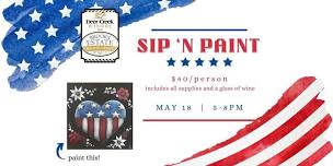 Patriotic Sip 'n Paint 5-8pm