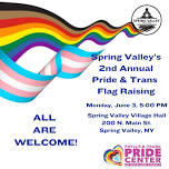 2nd Annual Spring Valley Pride & Trans Flag Raising