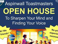 Aspinwall Toastmasters Club - Open House