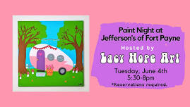 June Paint Night at Jefferson's of Fort Payne