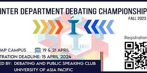 UAP Inter-Department Debating Championship, Fall 2023