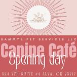   Canine Café Opening Day   