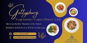 June 6 - Gettysburg Vegetarian / Vegan Dinner Club