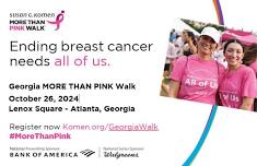 2024 Komen Georgia MORE THAN PINK Walk