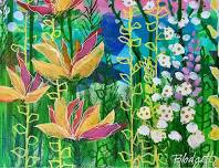 June 1 Blossoms and Blooms Mixed Media Workshop — Eileen  Blodgett  Art