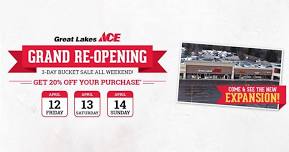 Great Lakes Ace Rochester Hills, MI Grand Re-Opening Event