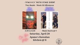 Two Band Line-up for The Tap Shack's Patio Stage Event - Tom Miller & Reckless Envy Duo